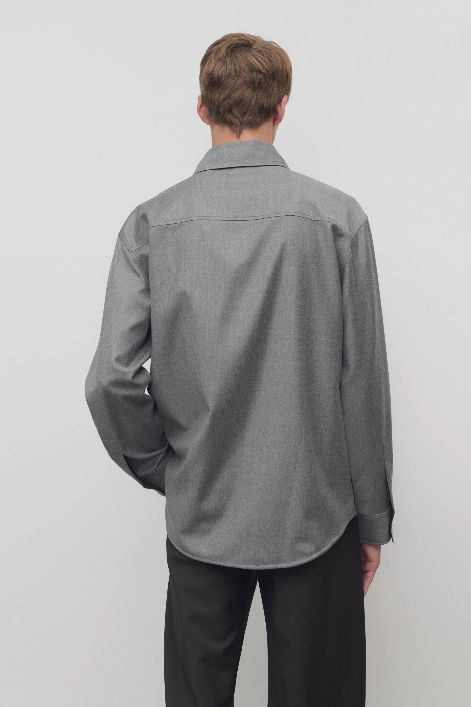 Dashiell Shirt in Virgin Wool sold by The Row product image thumbnail 5