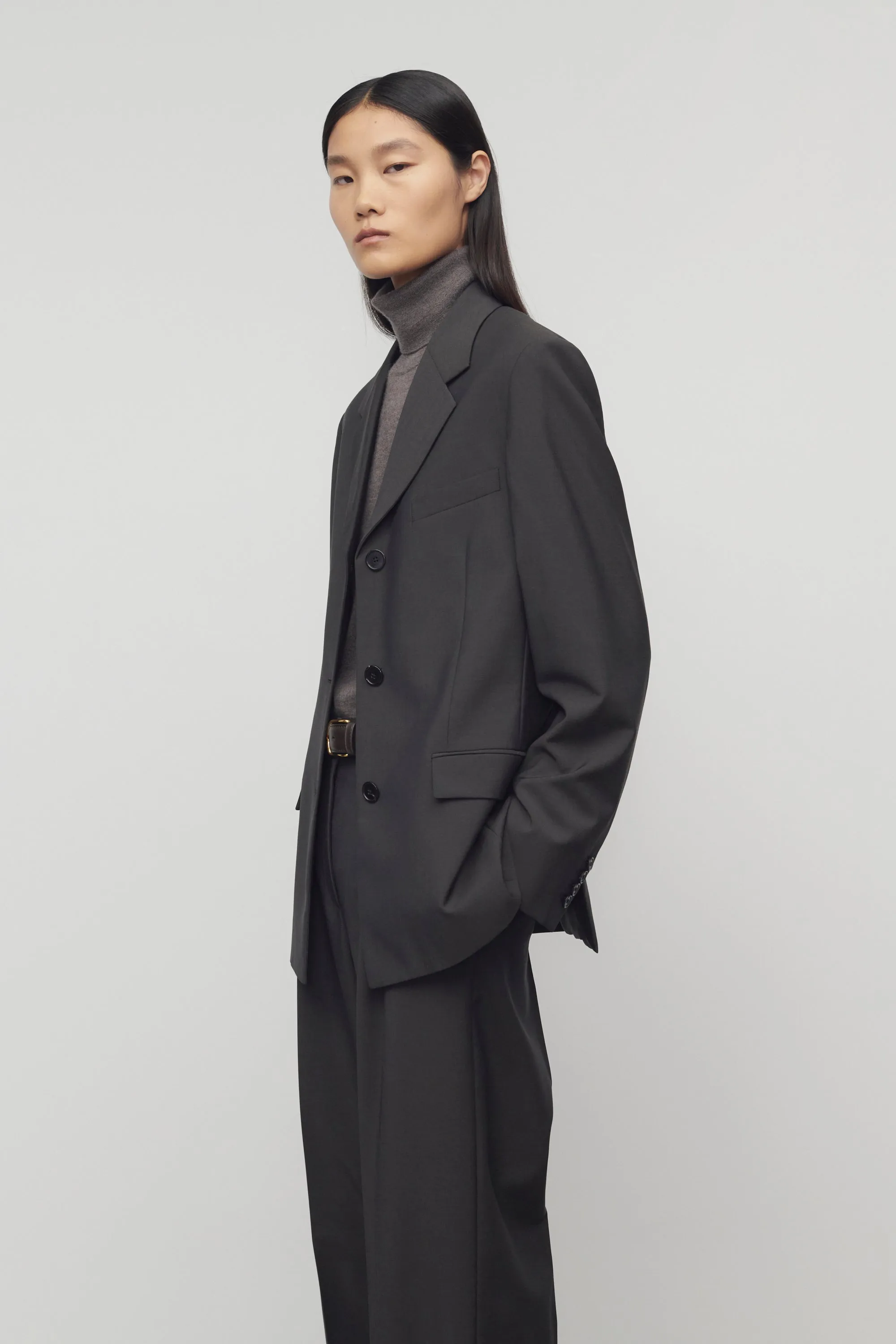 Faelan Jacket in Virgin Wool and Mohair sold by The Row product image thumbnail 4