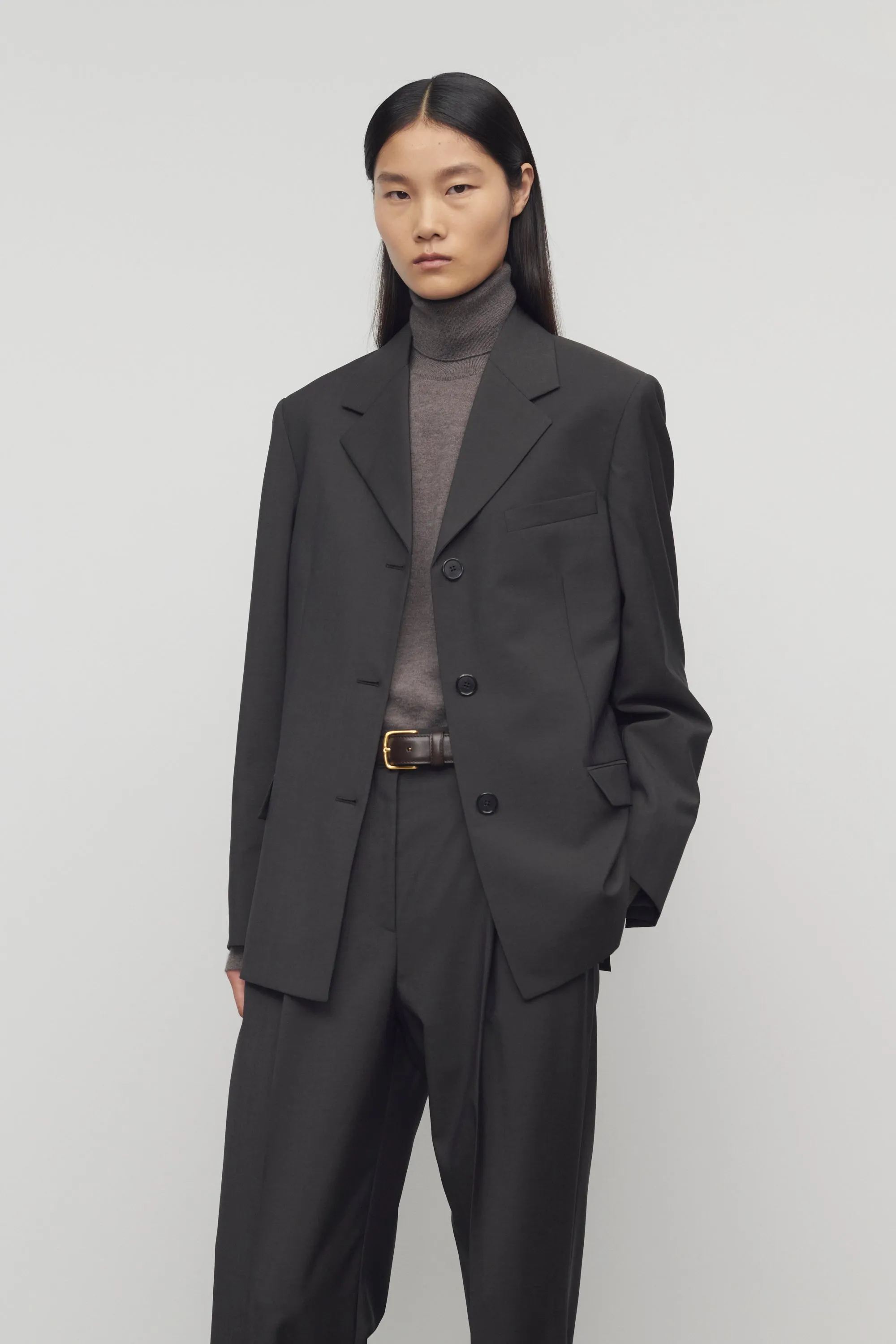 Faelan Jacket in Virgin Wool and Mohair sold by The Row product image thumbnail 3