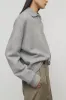 Corzas Sweatshirt in Cashmere and Cotton sold by The Row
