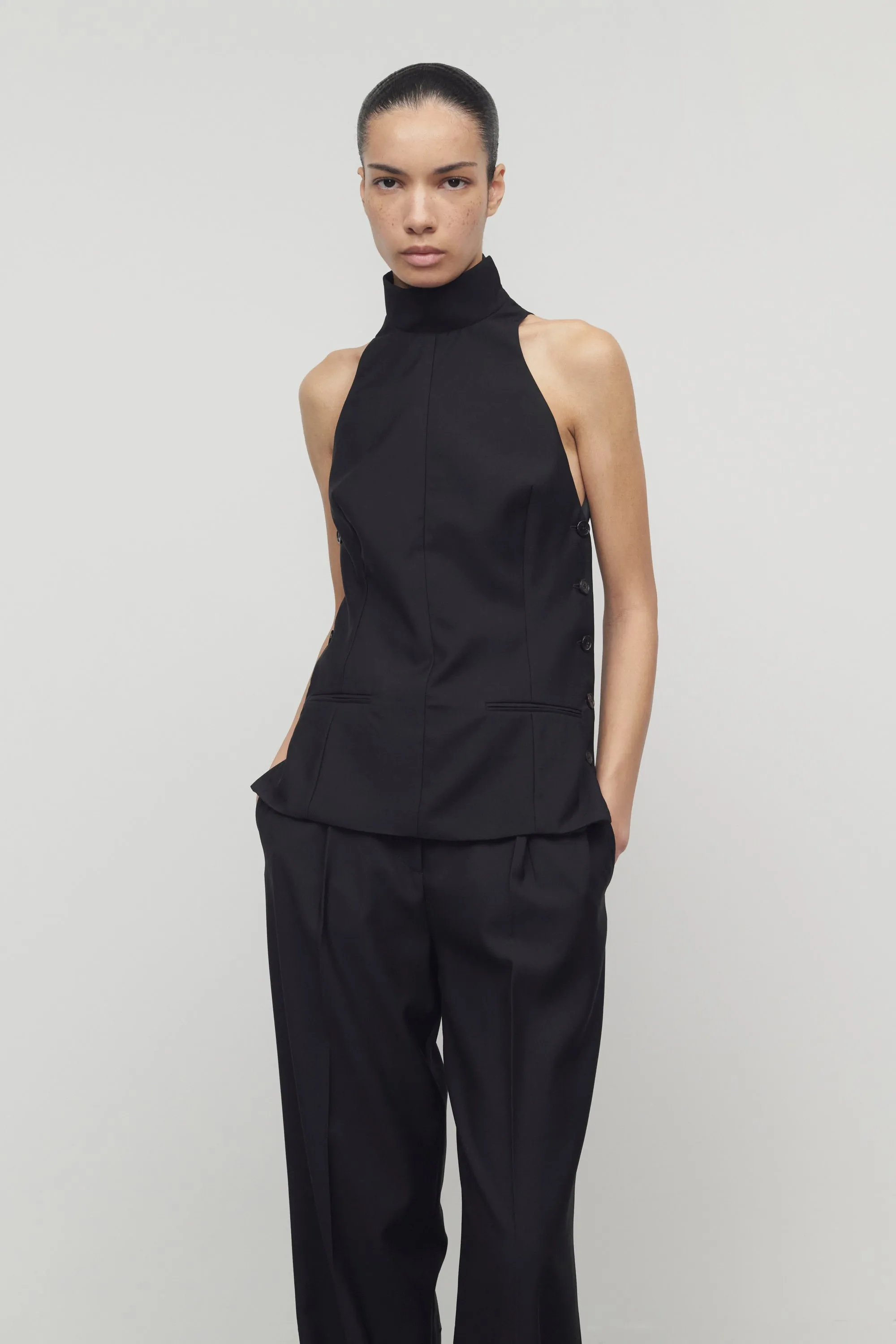 Corine Top in Virgin Wool sold by The Row product image thumbnail 3