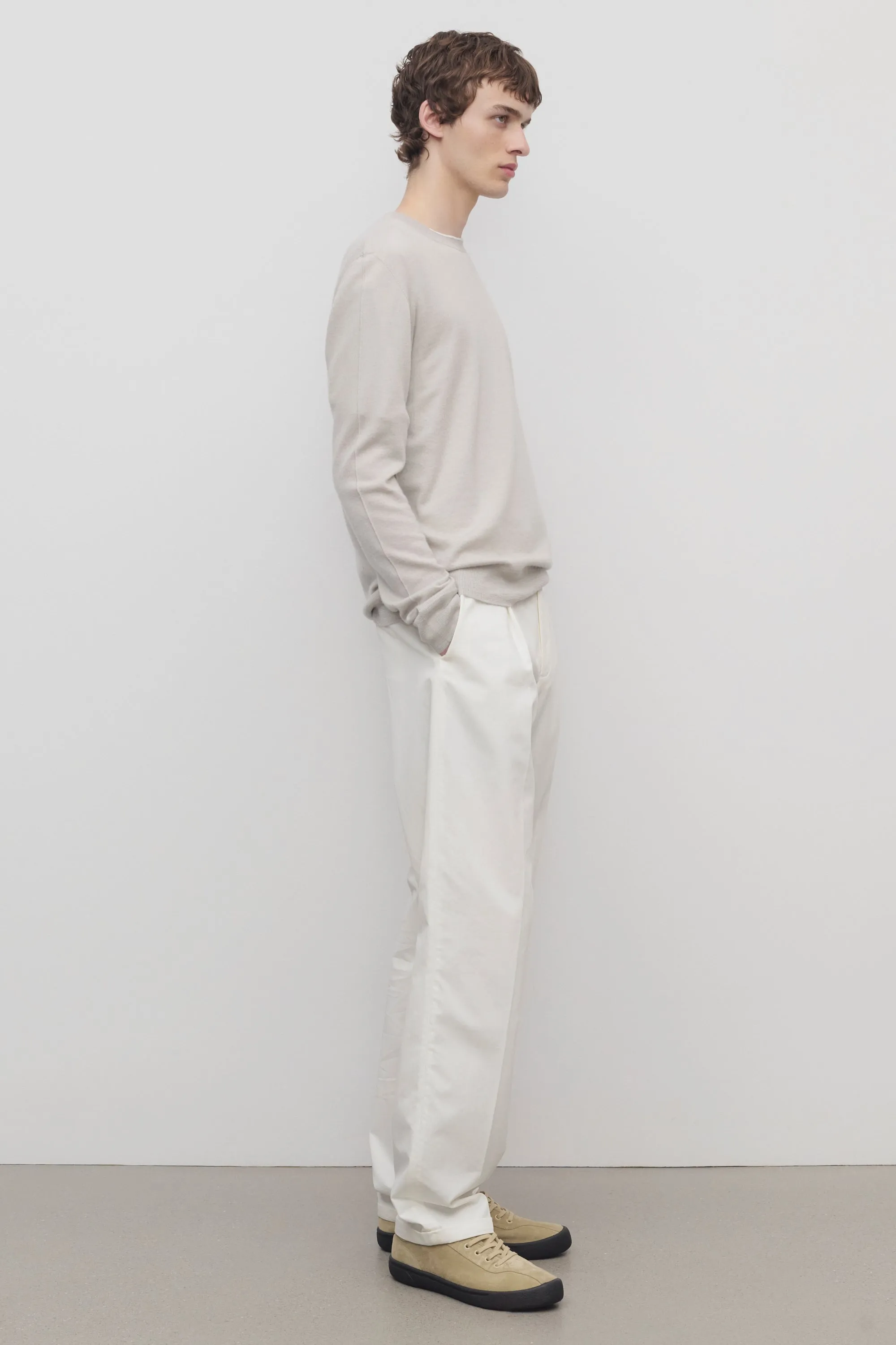 Belamy Pant in Cotton and Cashmere sold by The Row product image thumbnail 4