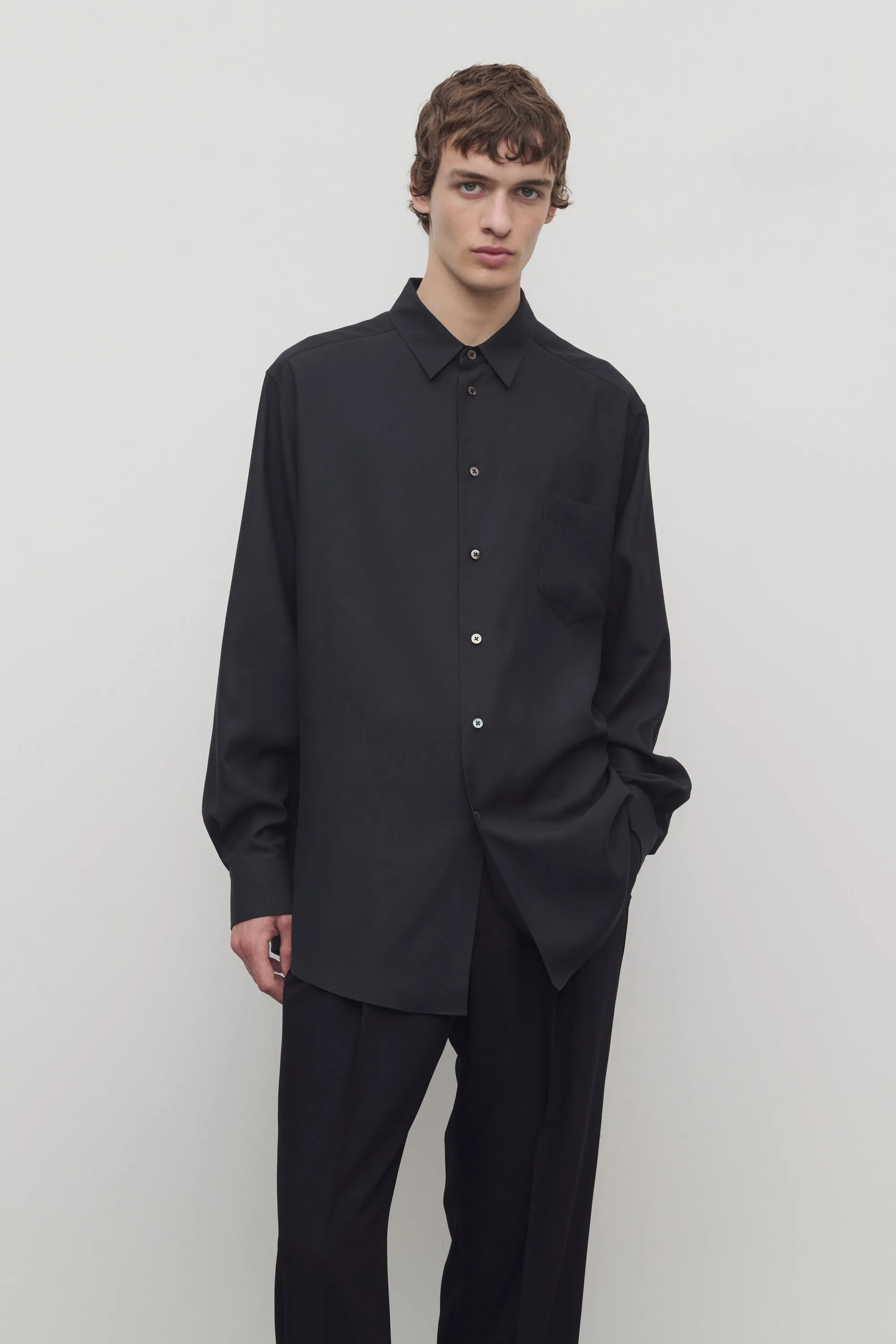 Briar Shirt in Silk sold by The Row product image thumbnail 3