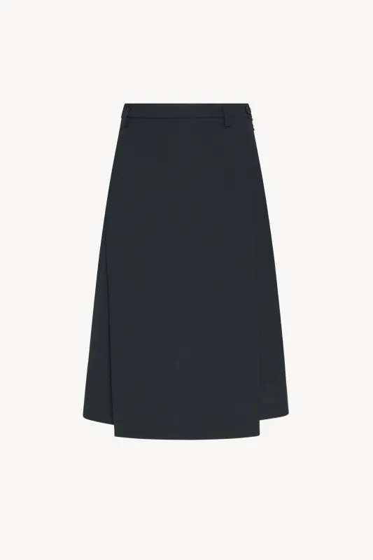 Azarion Skirt in Viscose and Silk sold by The Row