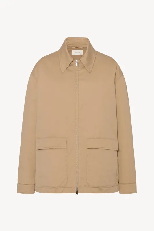 Aurelius Jacket in Cotton and Cashmere sold by The Row