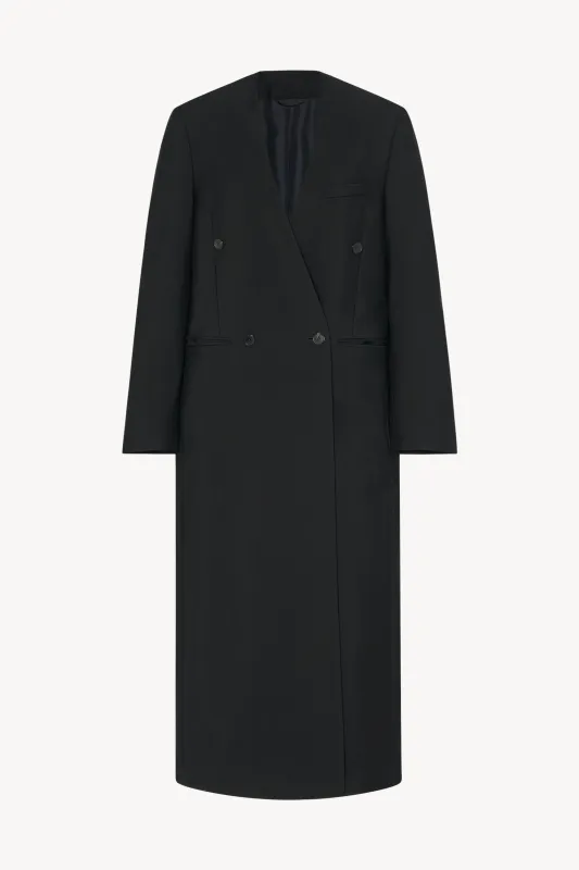 Arista Coat in Virgin Wool sold by The Row