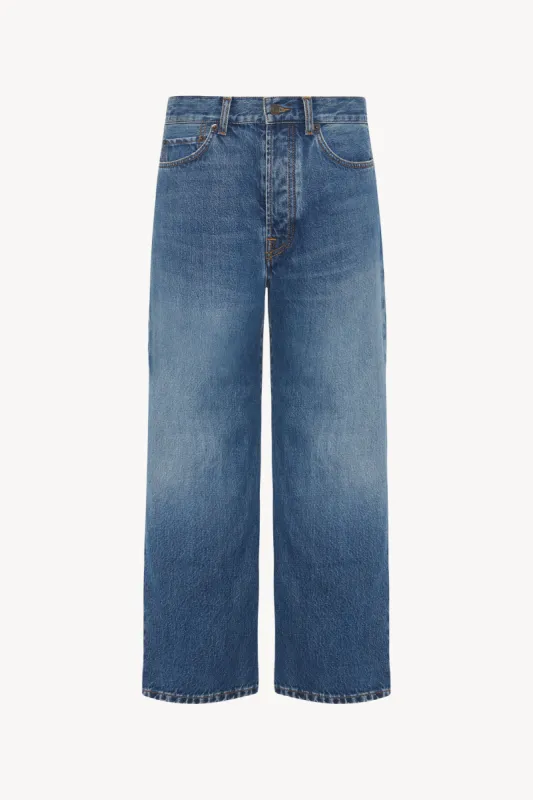 Lesley Jean in Denim sold by The Row