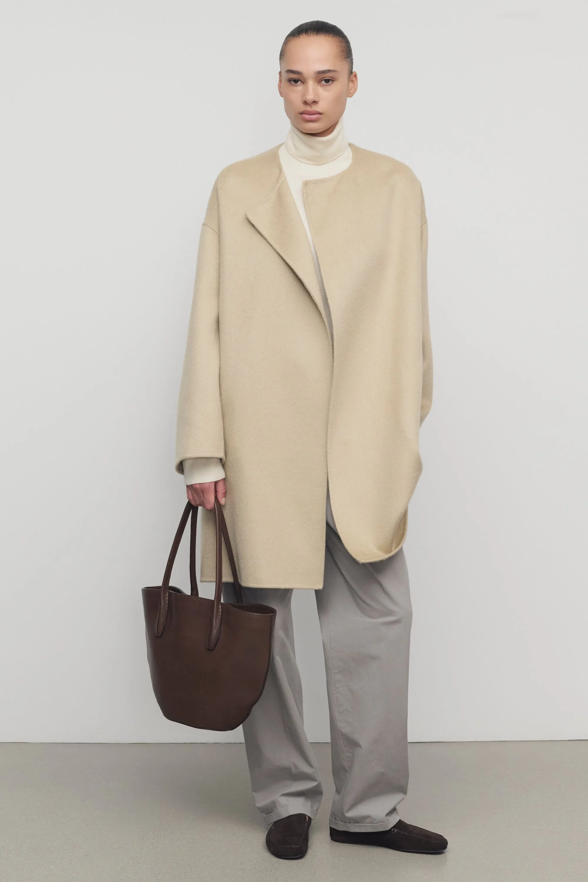 Verlain Coat in Cashmere sold by The Row product image thumbnail 3