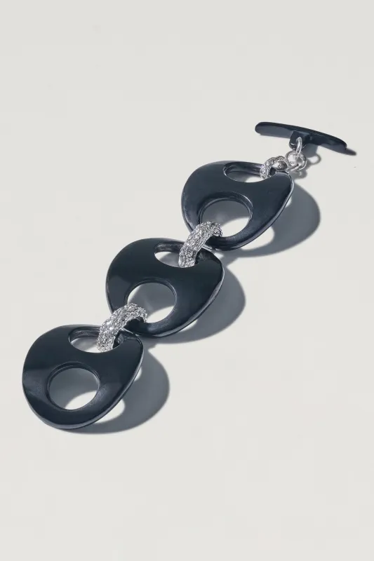 Black Jade Silver Bracelet sold by The Row