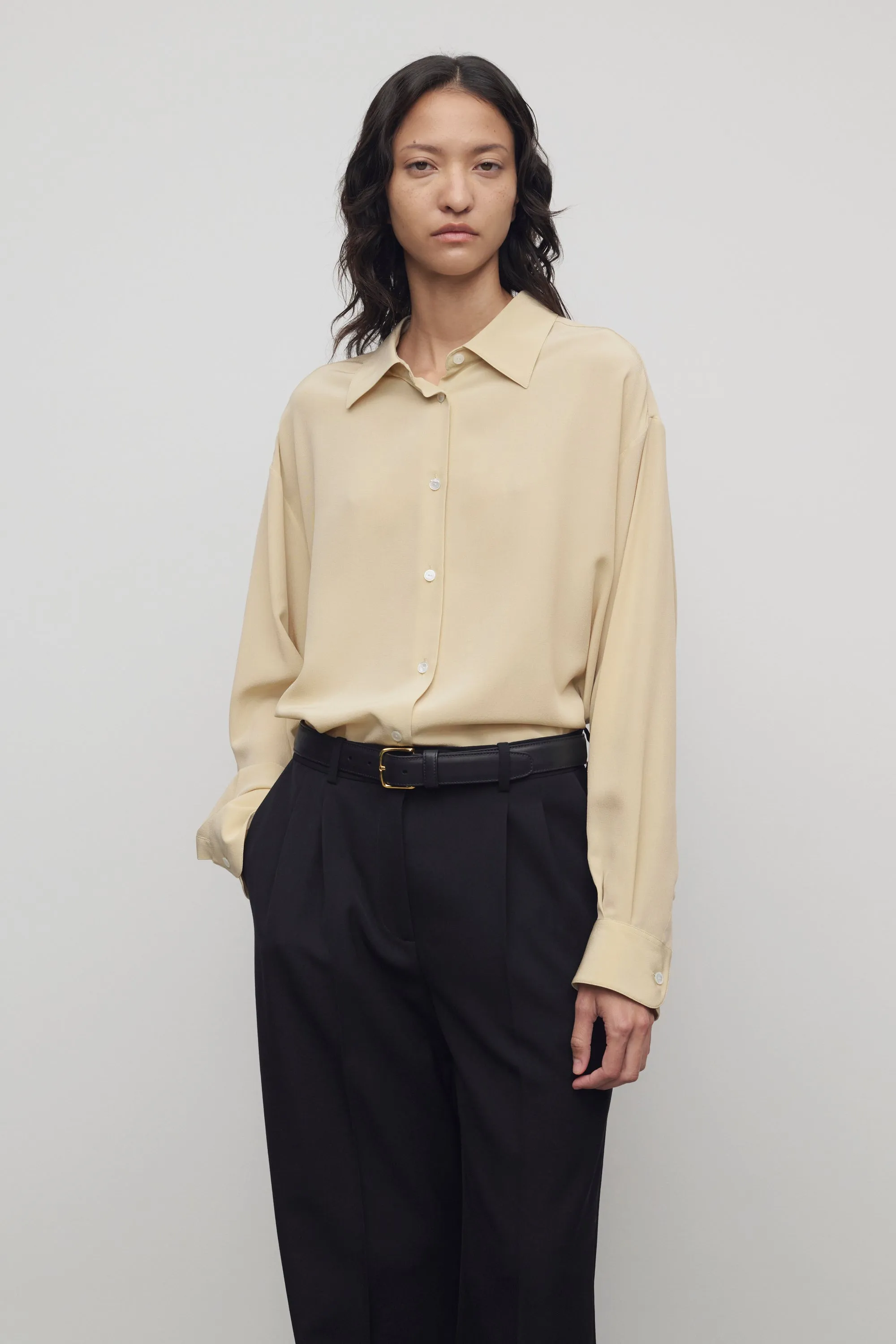 Luka Shirt in Silk sold by The Row product image thumbnail 3