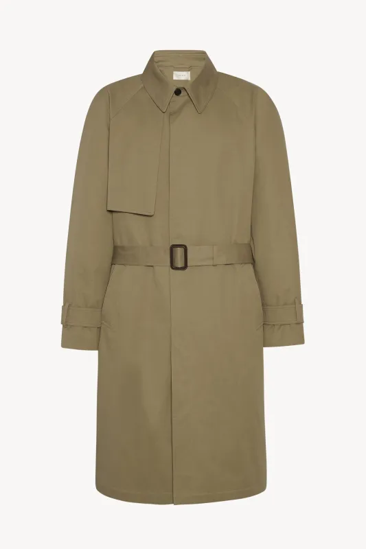 Anatole Coat in Cotton sold by The Row