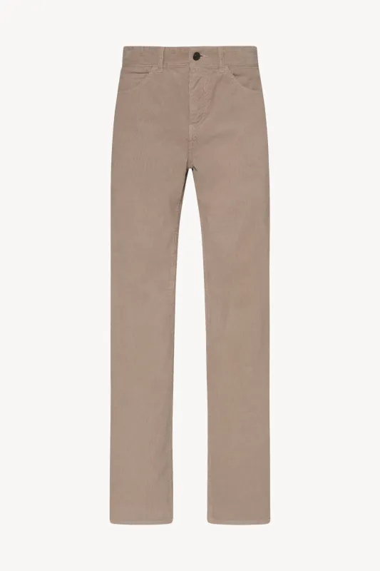 Carlyl Pant in Corduroy sold by The Row
