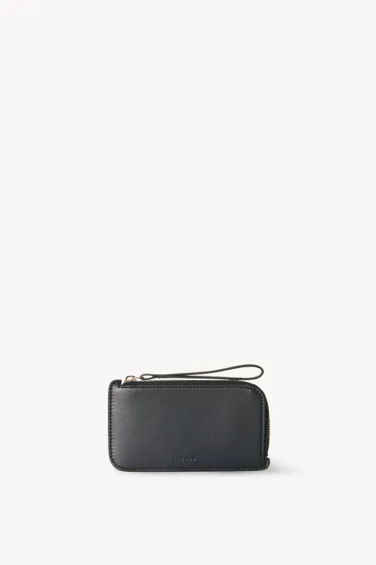 Zipped Wallet in Leather sold by The Row