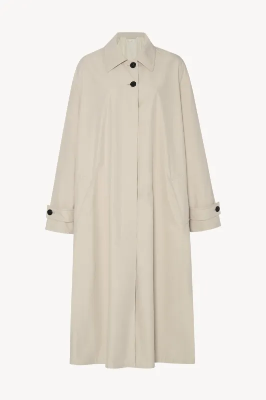 Lolana Coat in Cotton sold by The Row