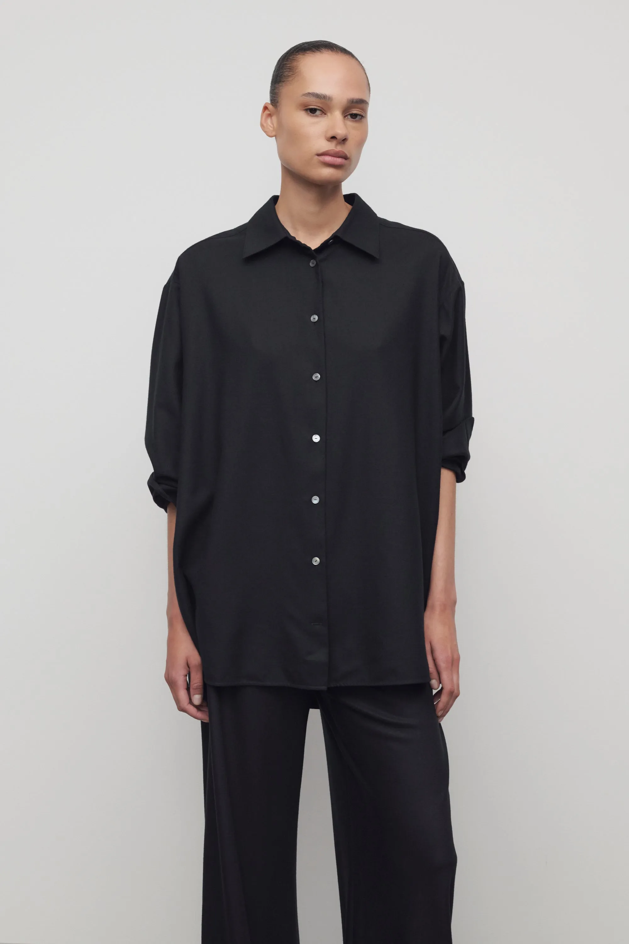 Luka Shirt in Virgin Wool sold by The Row product image thumbnail 3