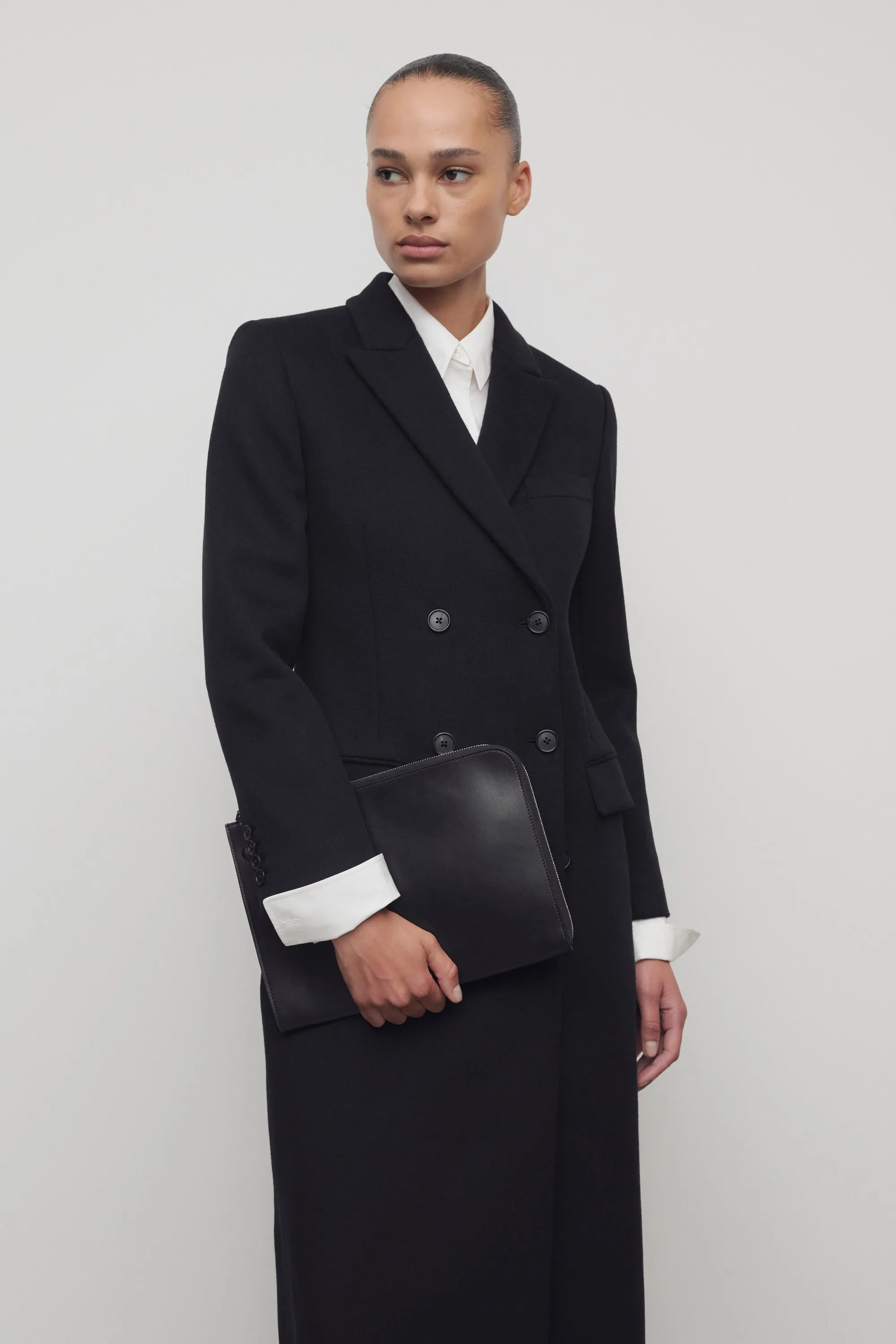 Medium Portfolio Wristlet in Leather sold by The Row product image thumbnail 4