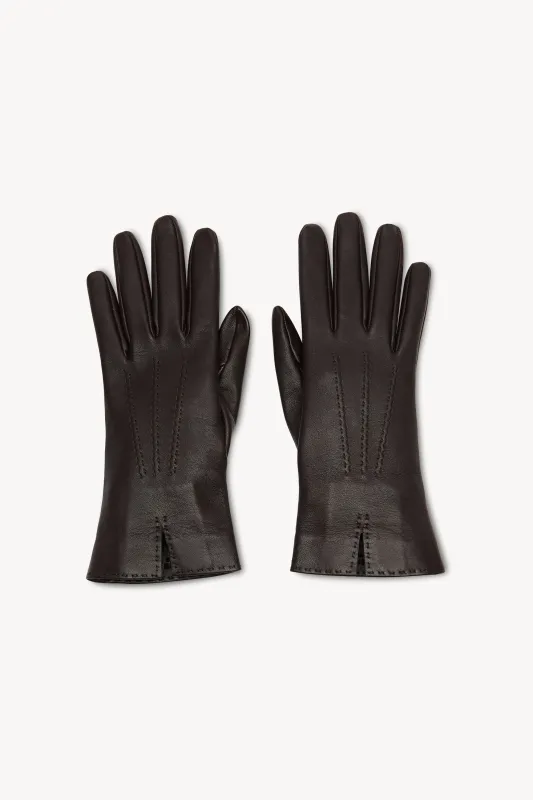 Florence Gloves in Leather sold by The Row
