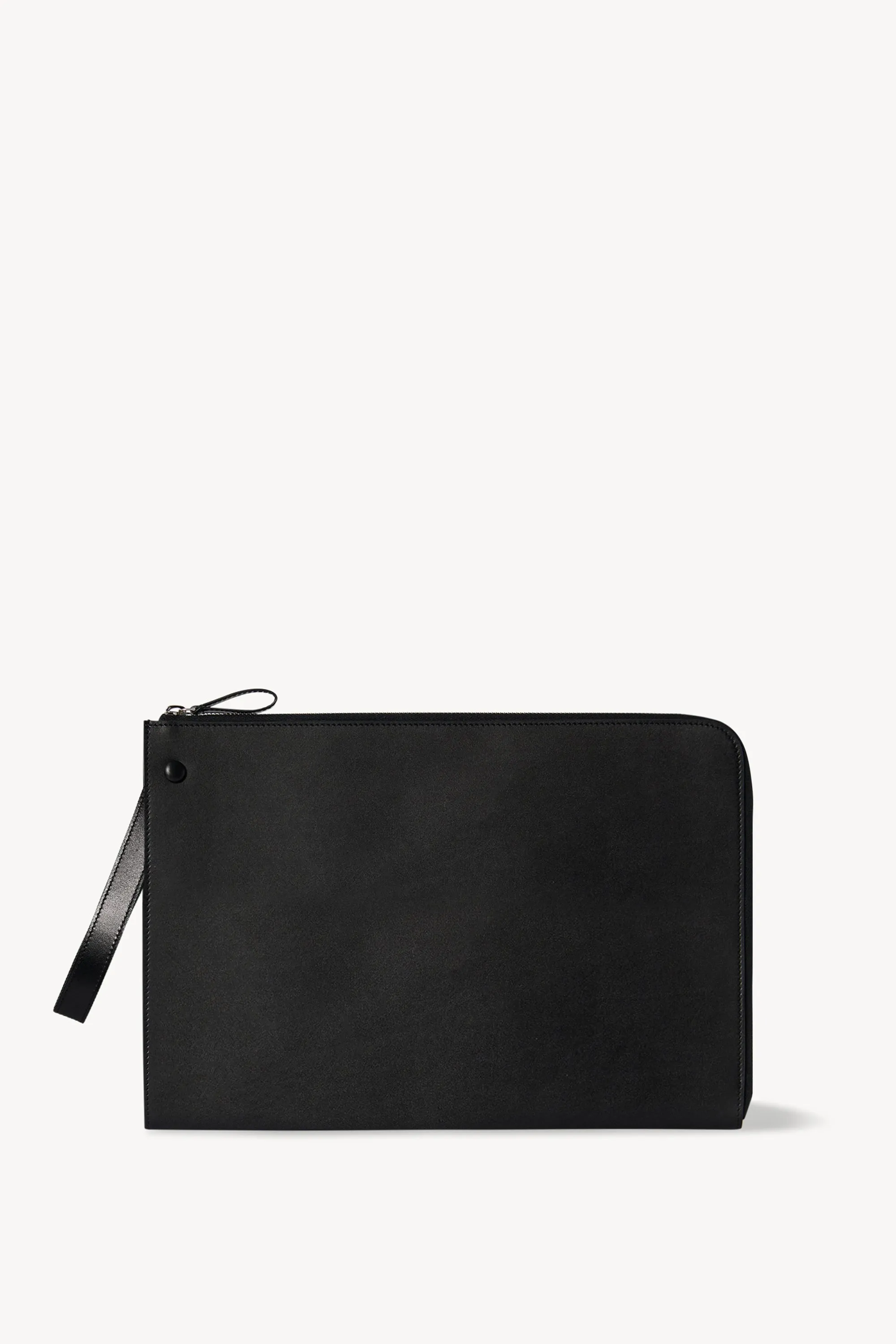 Large Portfolio Wristlet in Leather sold by The Row