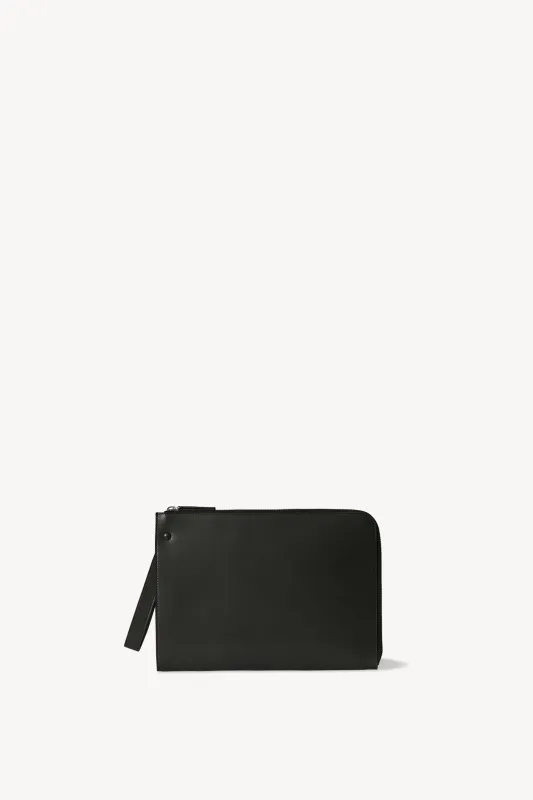 Medium Portfolio Wristlet in Leather sold by The Row
