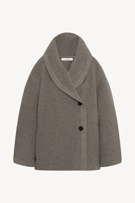 Temur Coat in Virgin Wool sold by The Row