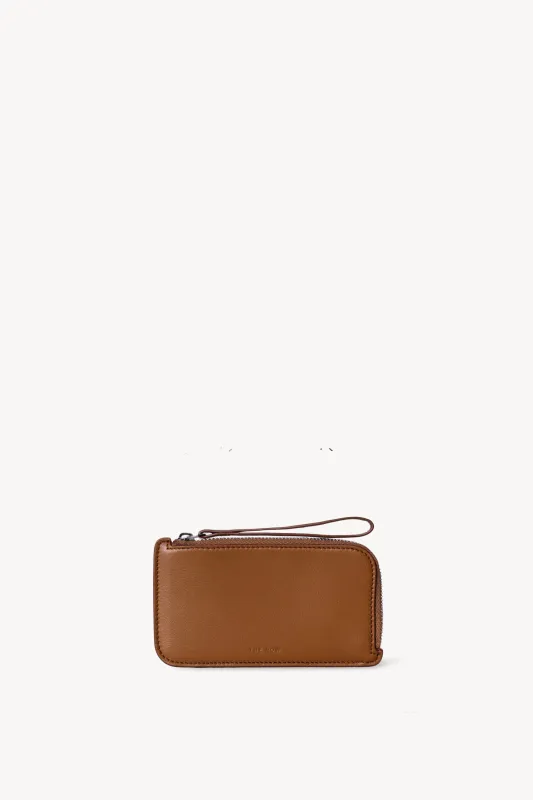 Zipped Wallet in Leather sold by The Row