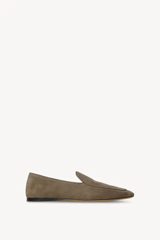 Awar Flat Loafer in Suede sold by The Row