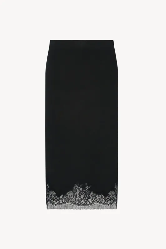 Mea Skirt in Silk sold by The Row