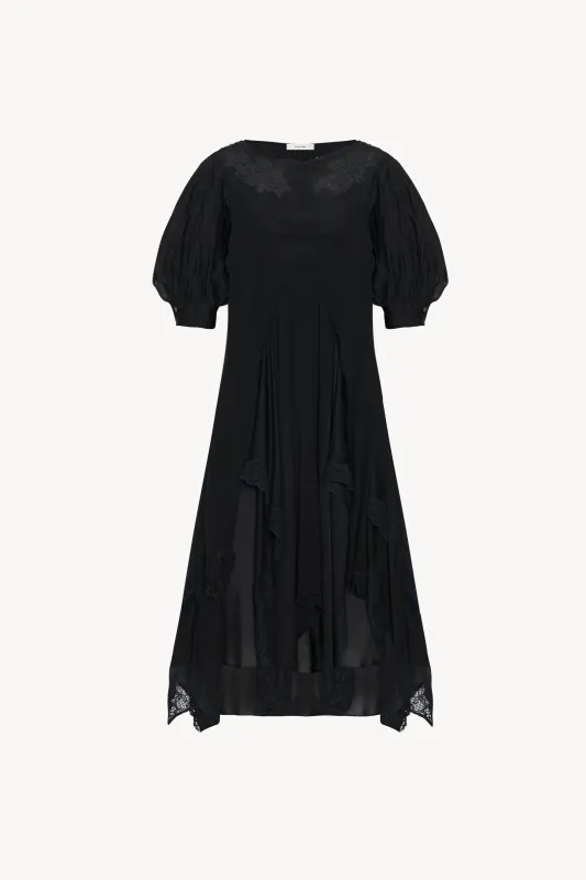 Poleis Dress in Cupro sold by The Row