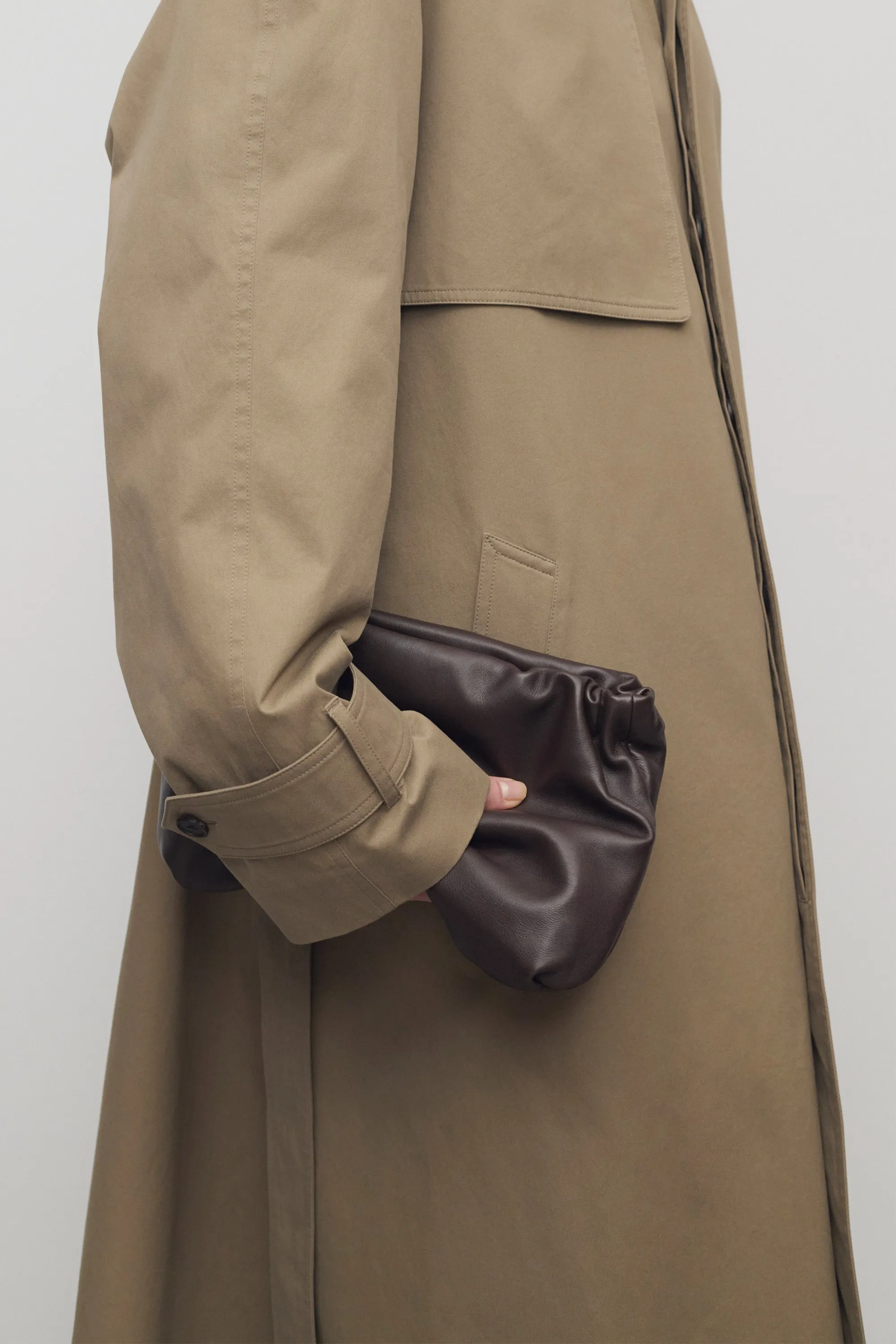 Large Bourse Clutch in Leather sold by The Row product image thumbnail 5