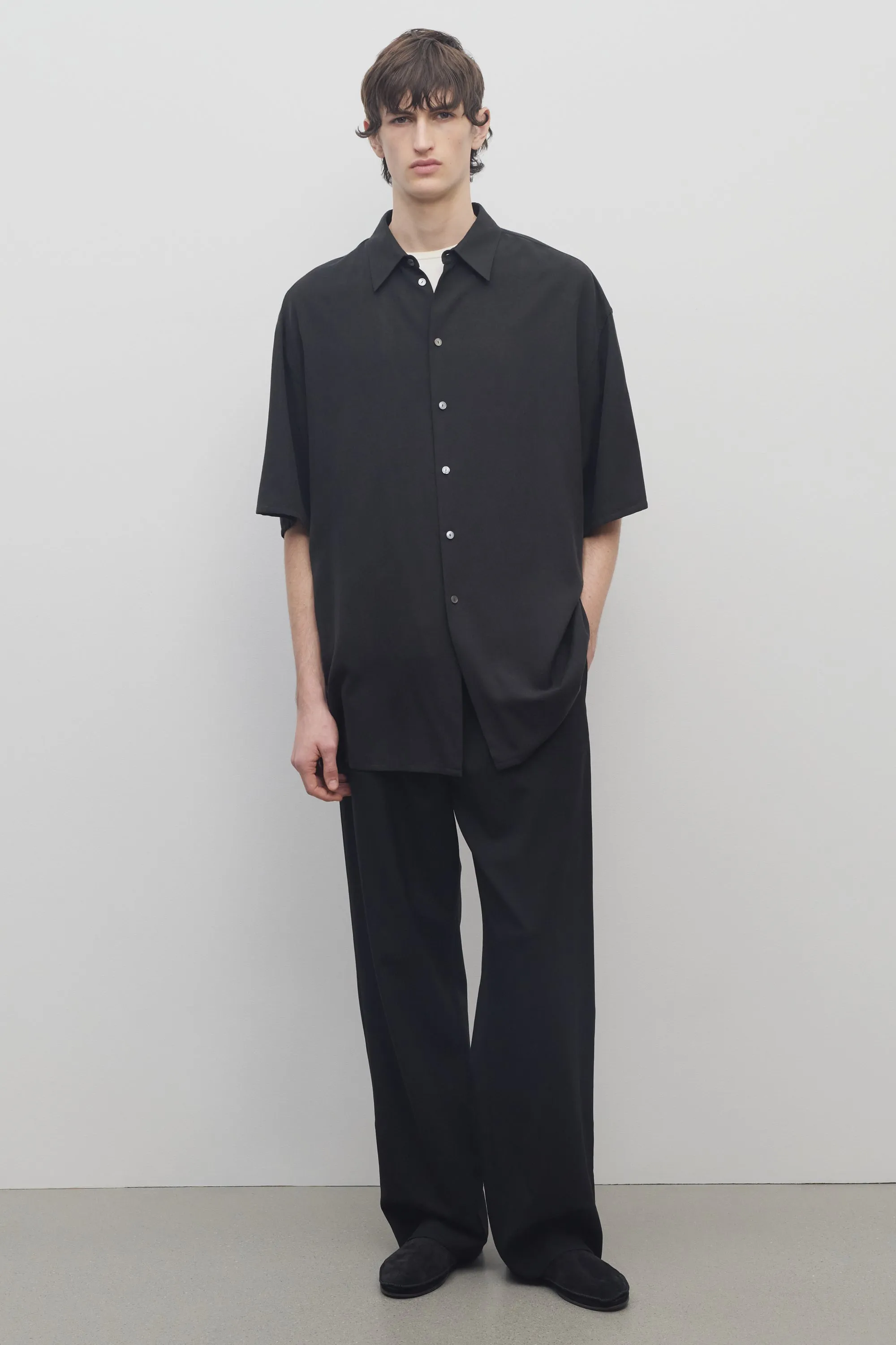 Xon Pant in Cotton and Silk sold by The Row product image thumbnail 3
