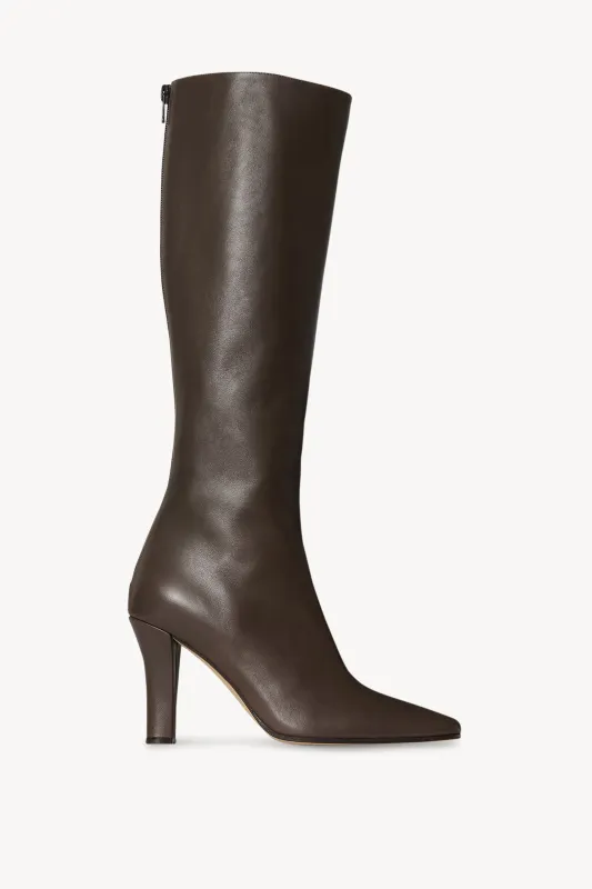 Mona Knee Boot in Leather sold by The Row