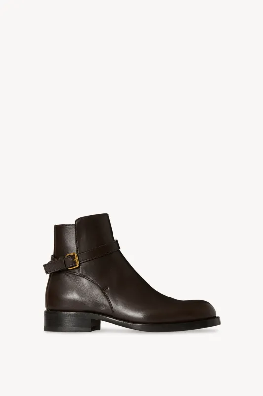 Nobilis Buckle Boot in Leather sold by The Row