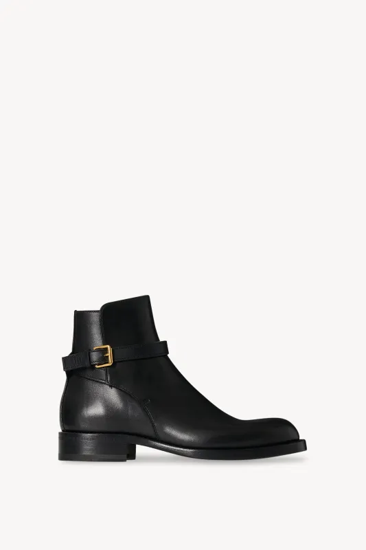 Nobilis Buckle Boot in Leather sold by The Row