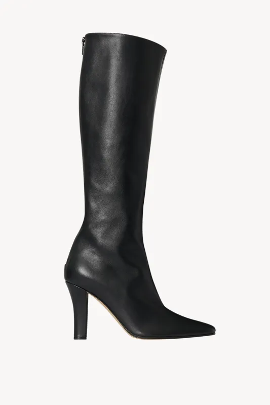Mona Knee Boot in Leather sold by The Row
