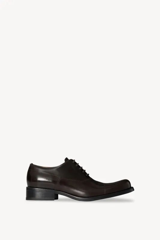 Kai Derby Shoe in Leather sold by The Row