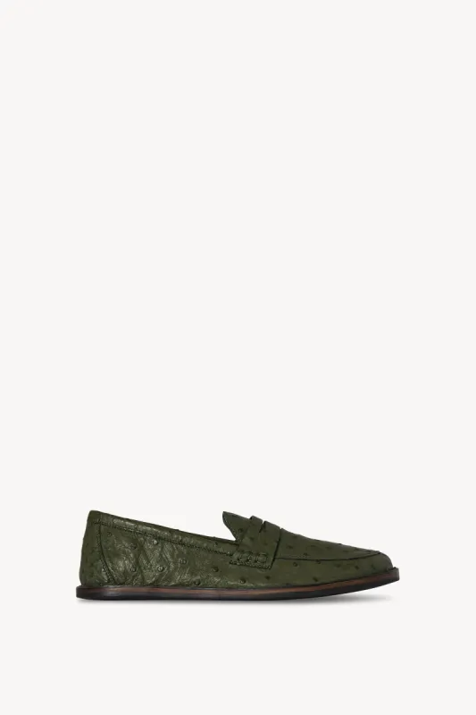 Cary Loafer in Ostrich sold by The Row