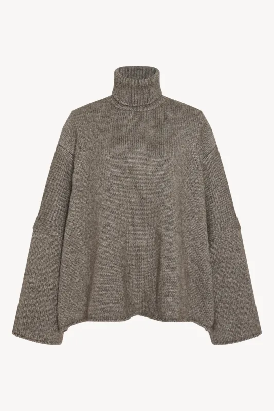 Erci Top in Alpaca and Silk sold by The Row