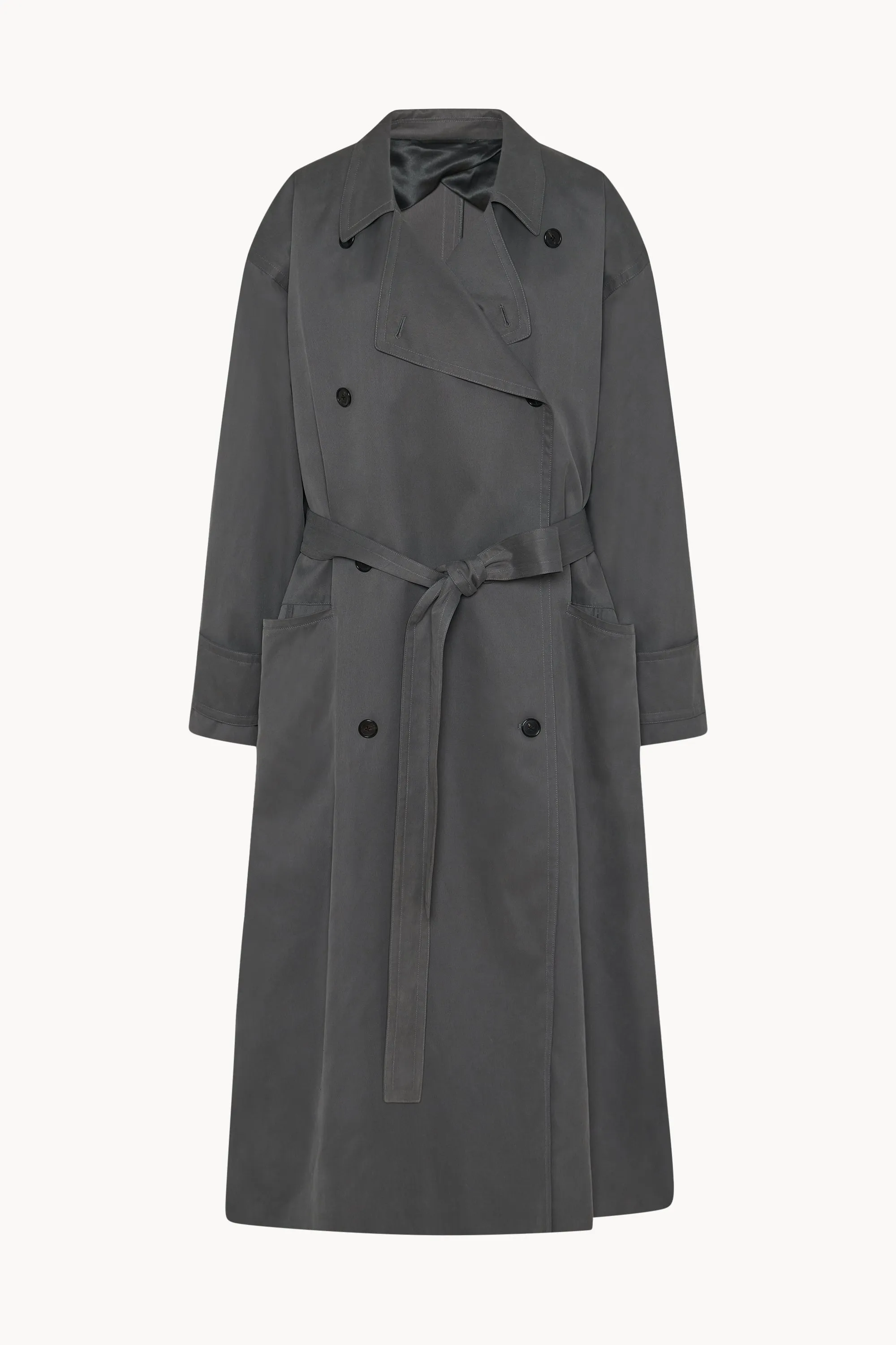 Eric Coat in Silk sold by The Row