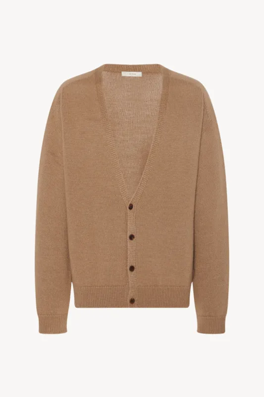 Sheldon Cardigan in Alpaca and Silk sold by The Row