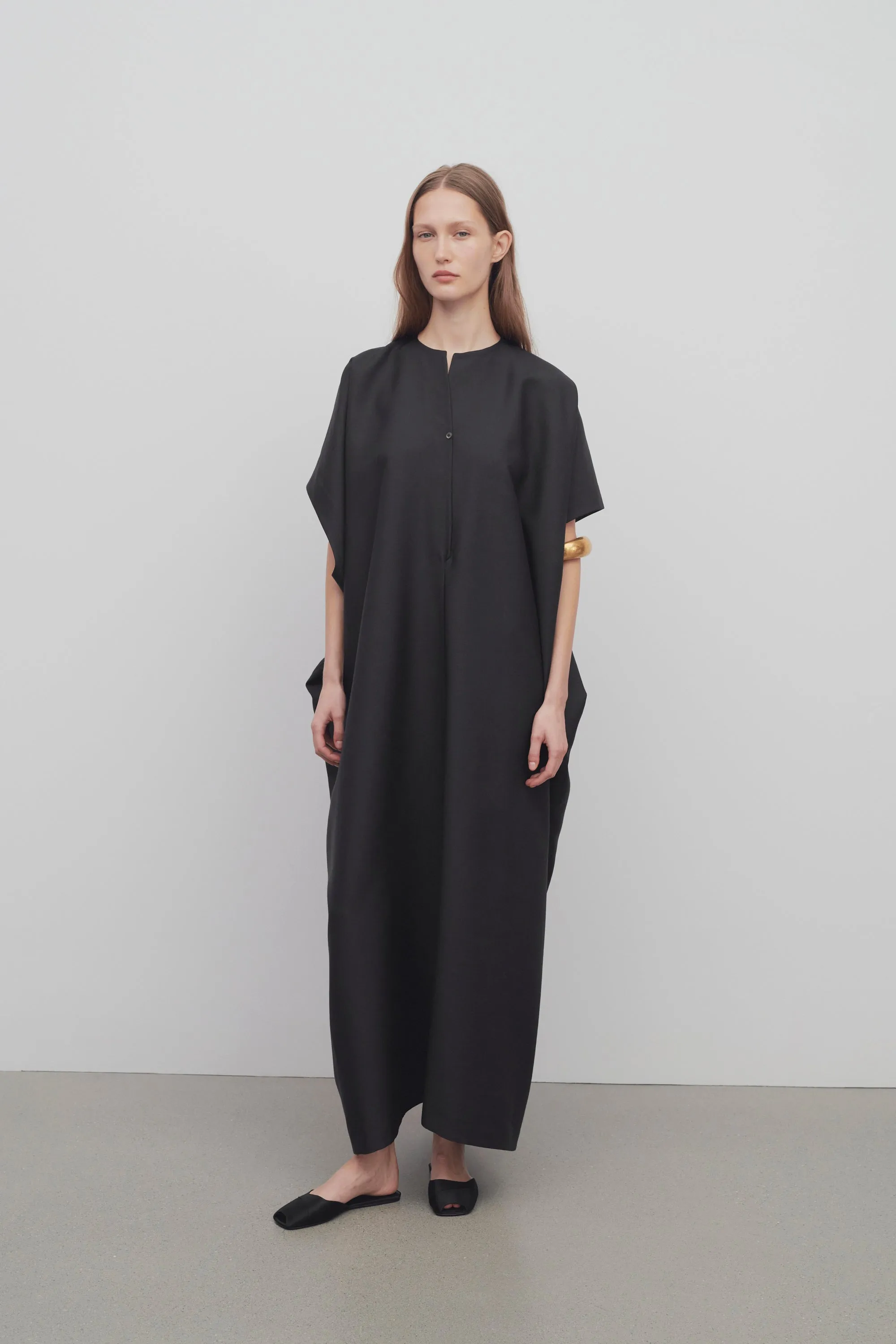 Saule Dress in Virgin Wool and Silk sold by The Row product image thumbnail 3