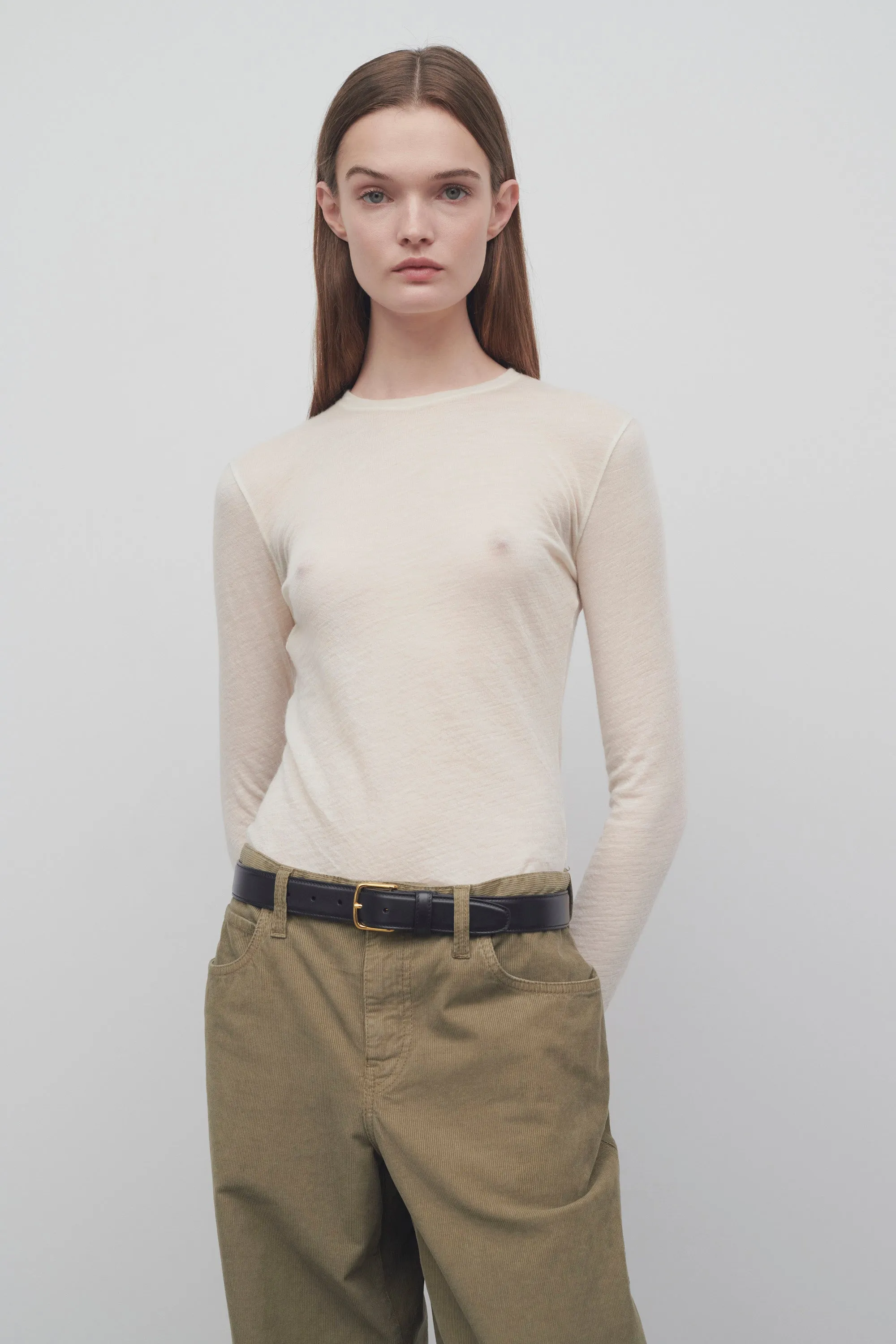Iverness Top in Cashmere sold by The Row product image thumbnail 3