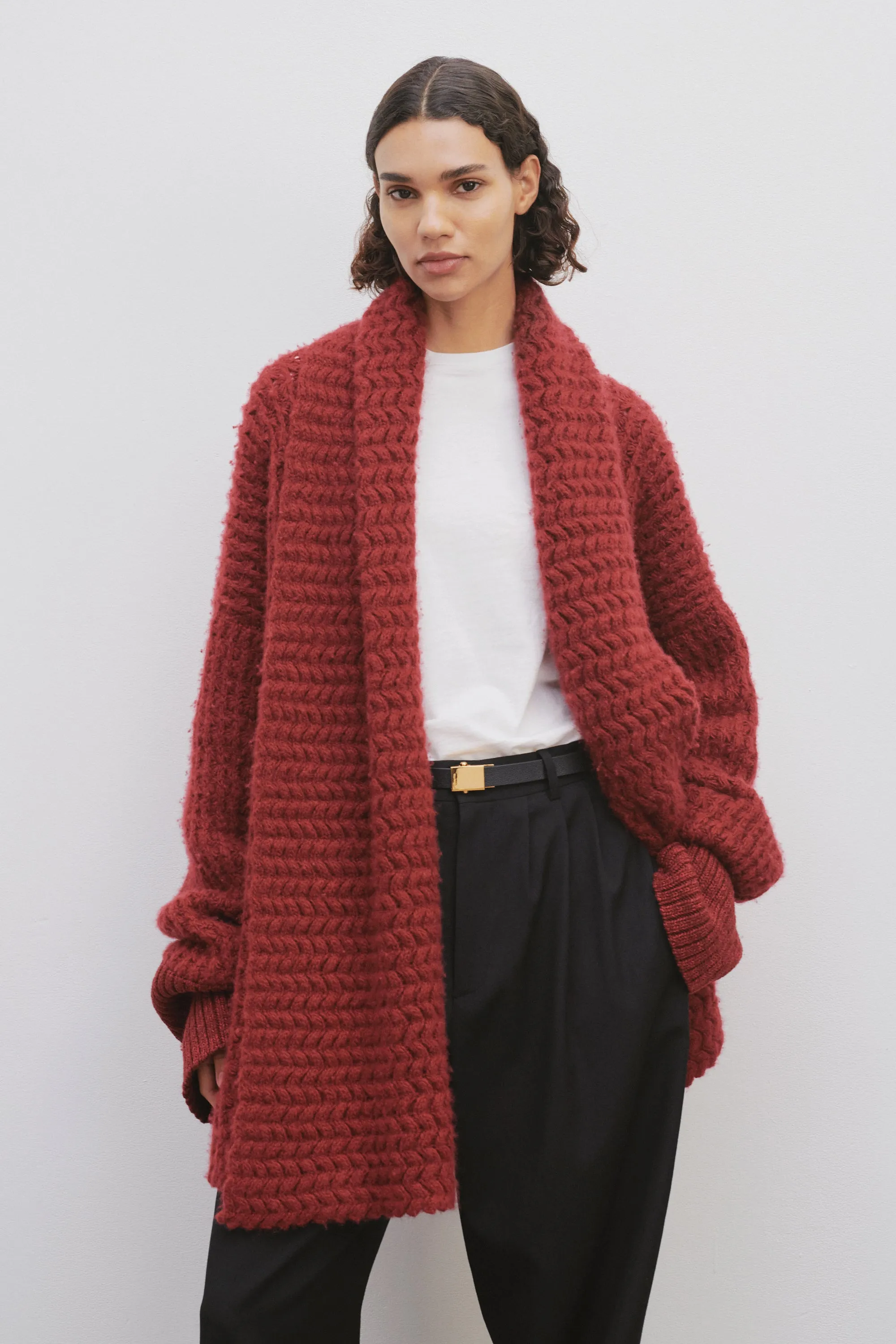 Dintia Cardigan in Cashmere sold by The Row product image thumbnail 3