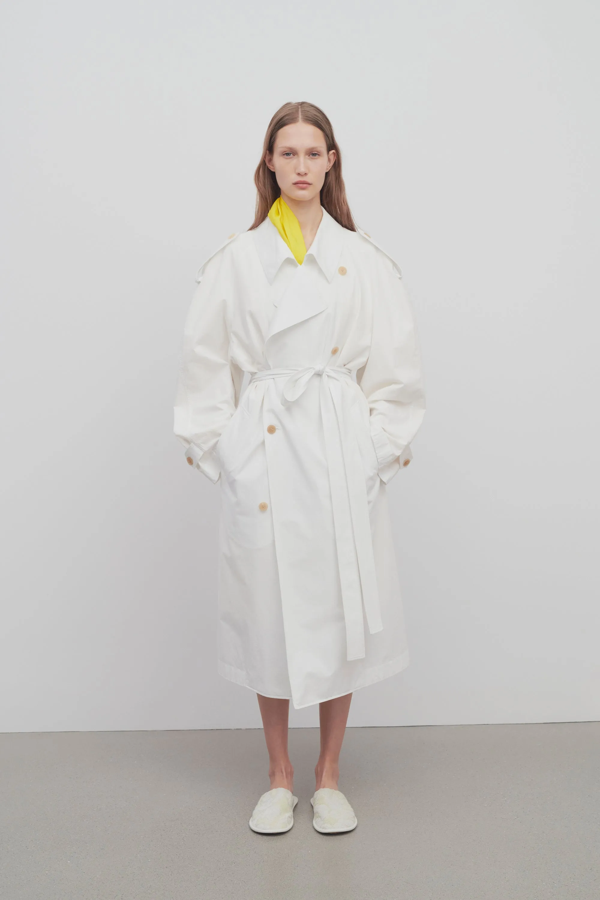 Denver Coat in Cotton sold by The Row product image thumbnail 4