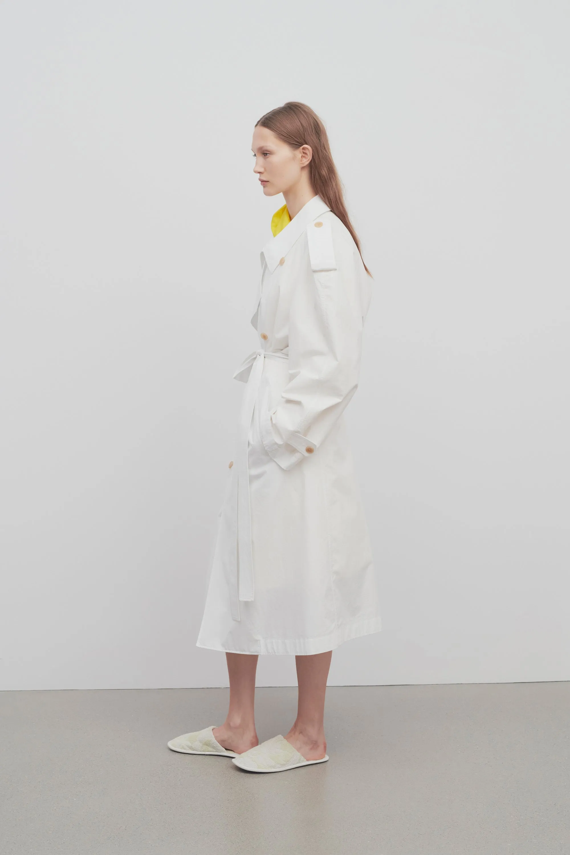 Denver Coat in Cotton sold by The Row product image thumbnail 5