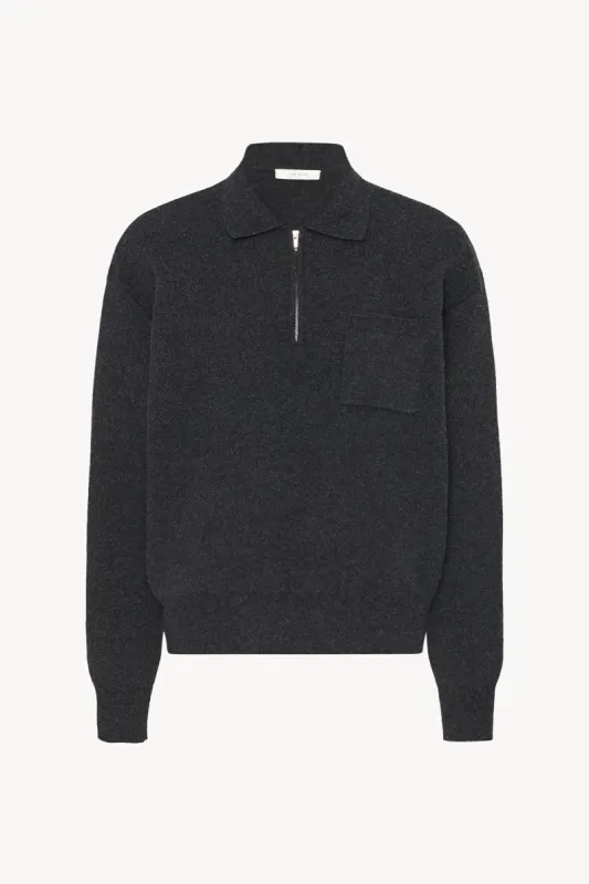 Halvar Polo Sweater in Cashmere sold by The Row