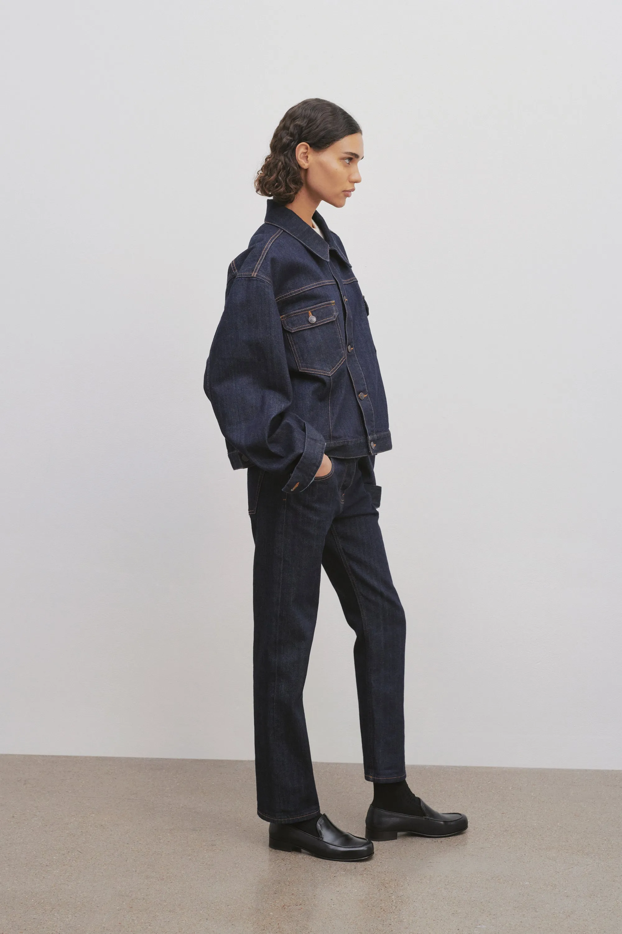 Riaco Jean in Cotton sold by The Row product image thumbnail 4