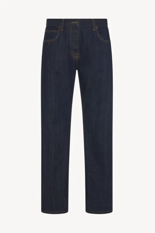 Riaco Jean in Cotton sold by The Row