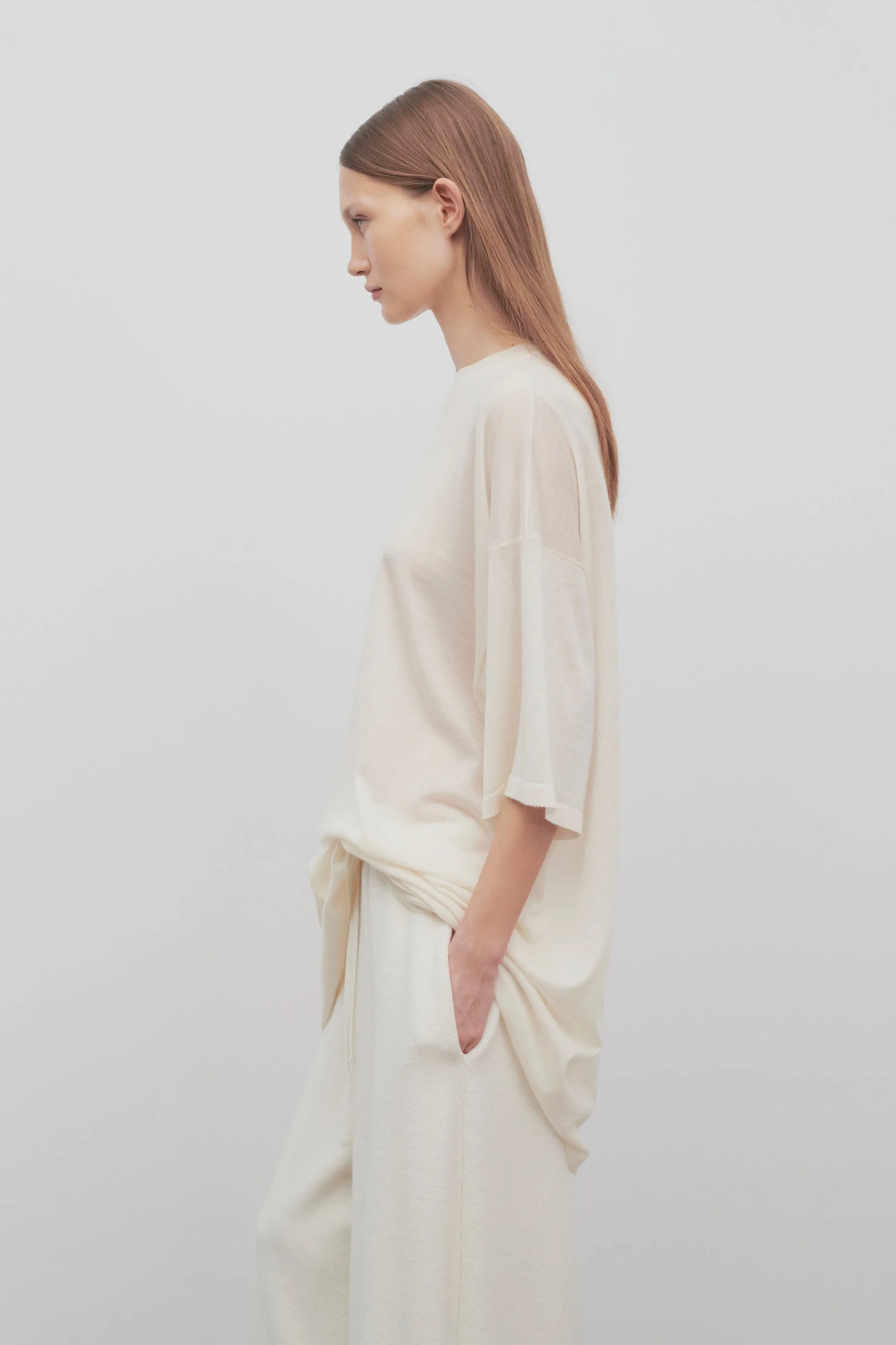 Graig Top in Cashmere sold by The Row product image thumbnail 4