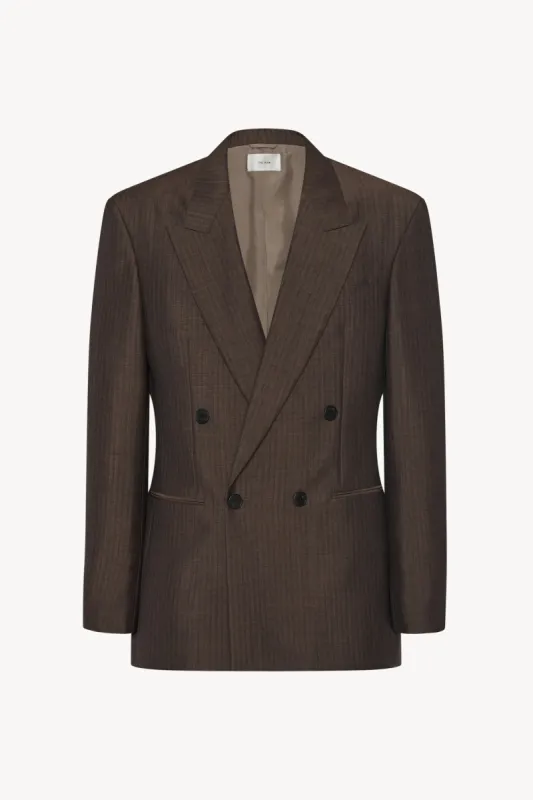 Amman Jacket in Mohair and Wool sold by The Row