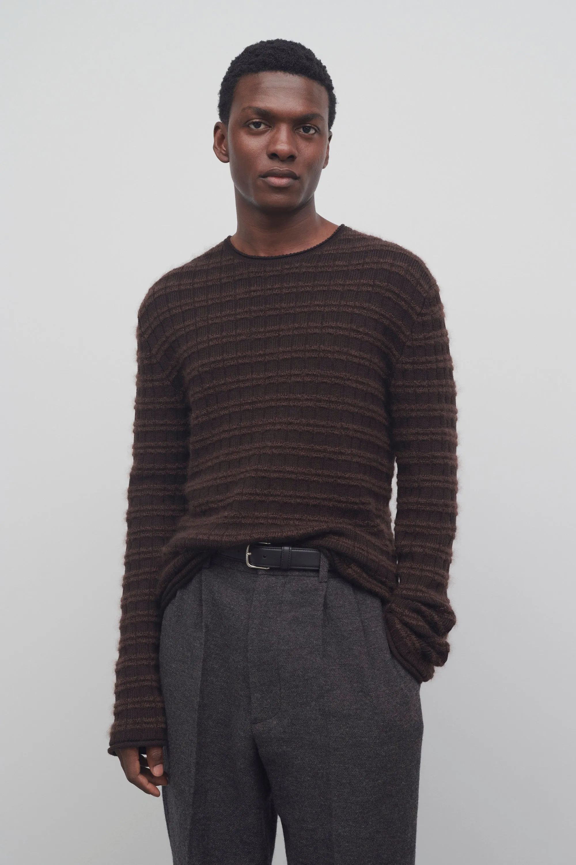 Maveo Sweater in Virgin Wool sold by The Row product image thumbnail 3